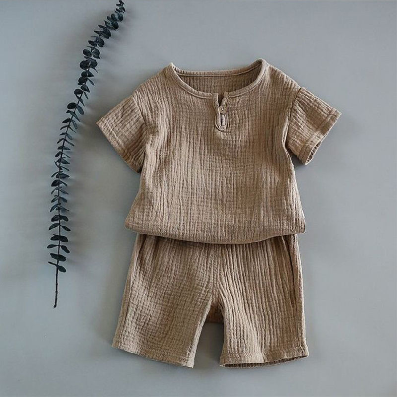 Ensemble t-shirt short en coton