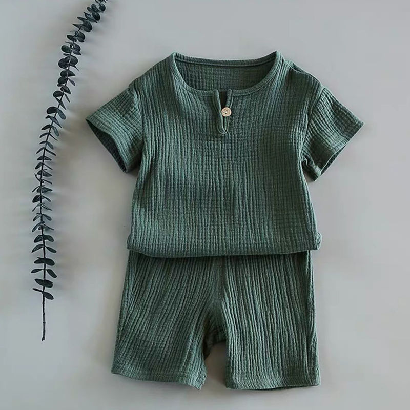 Ensemble t-shirt short en coton