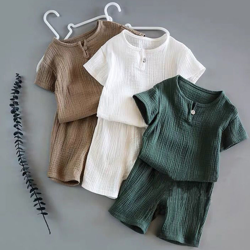 Ensemble t-shirt short en coton