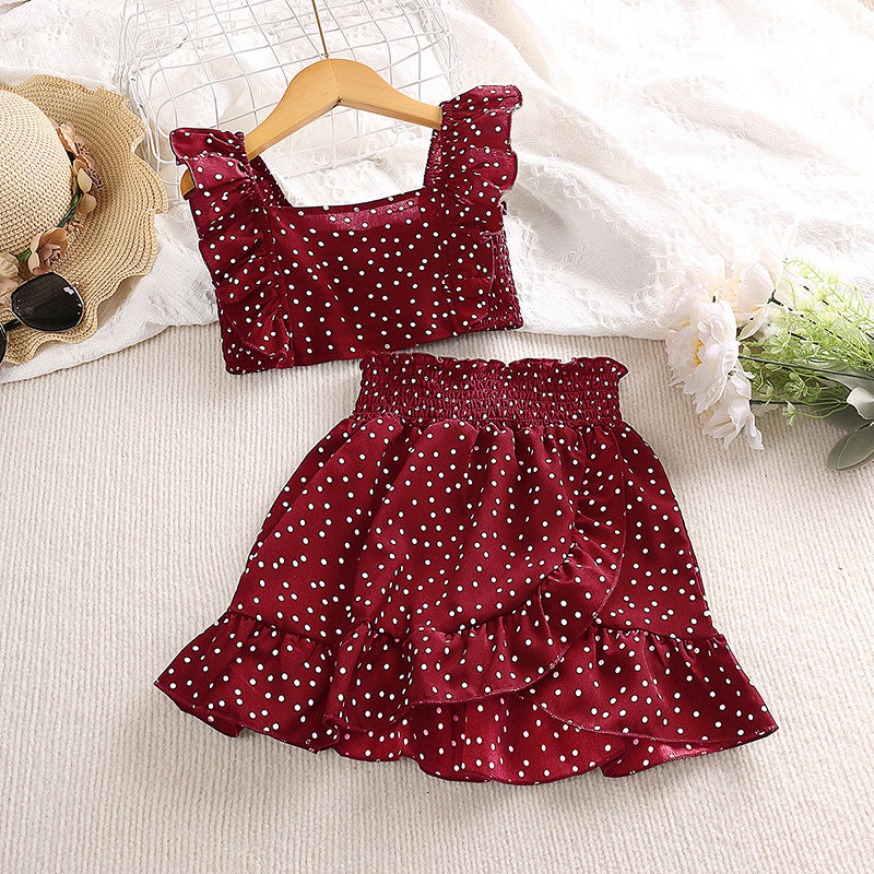 Ensemble 2 pièces top et jupe