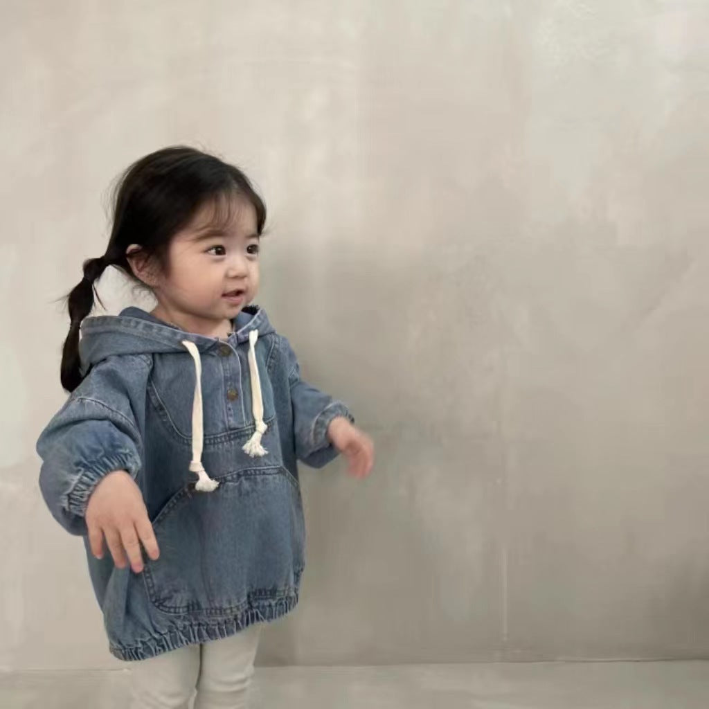 Sweat bleu jean oversize Ayliha-store