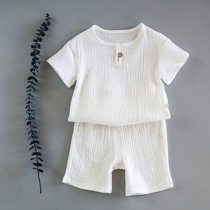 Ensemble t-shirt short en coton