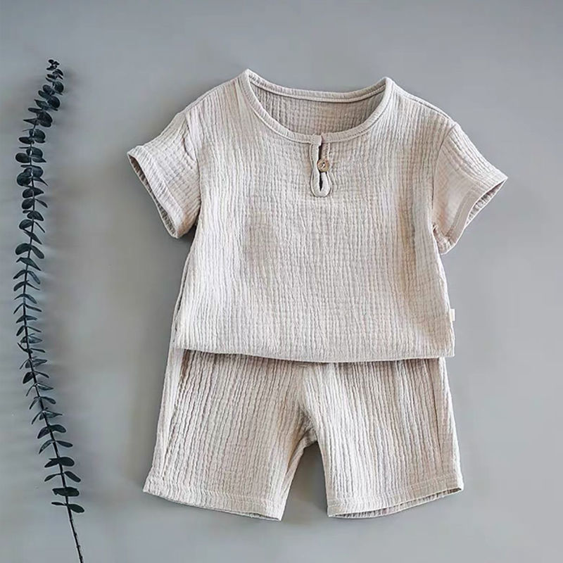 Ensemble t-shirt short en coton