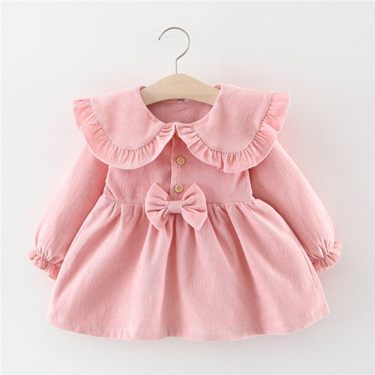 Robe noeud velour