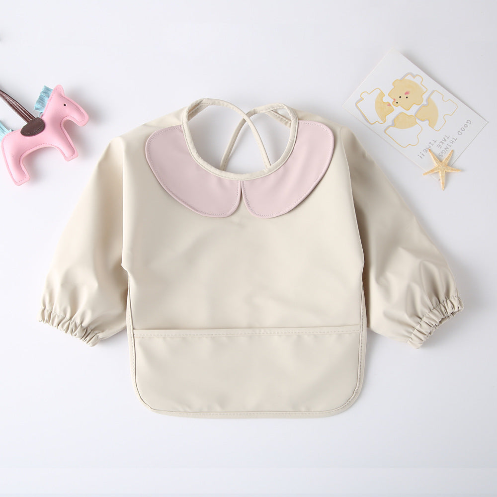 Bavoir imperméable à manches longues pour bébé Ayliha-store