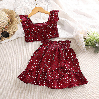 Ensemble 2 pièces top et jupe