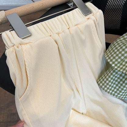 Ensemble haut Vichy et pantalon
