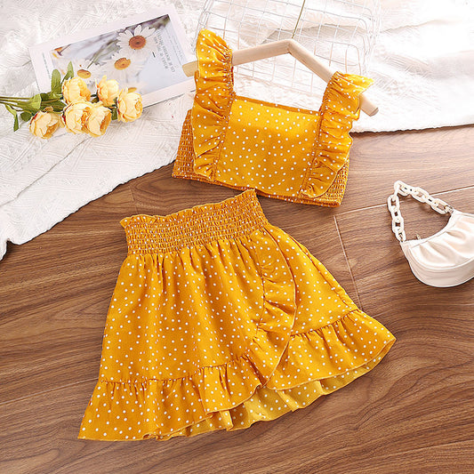 Ensemble 2 pièces top et jupe