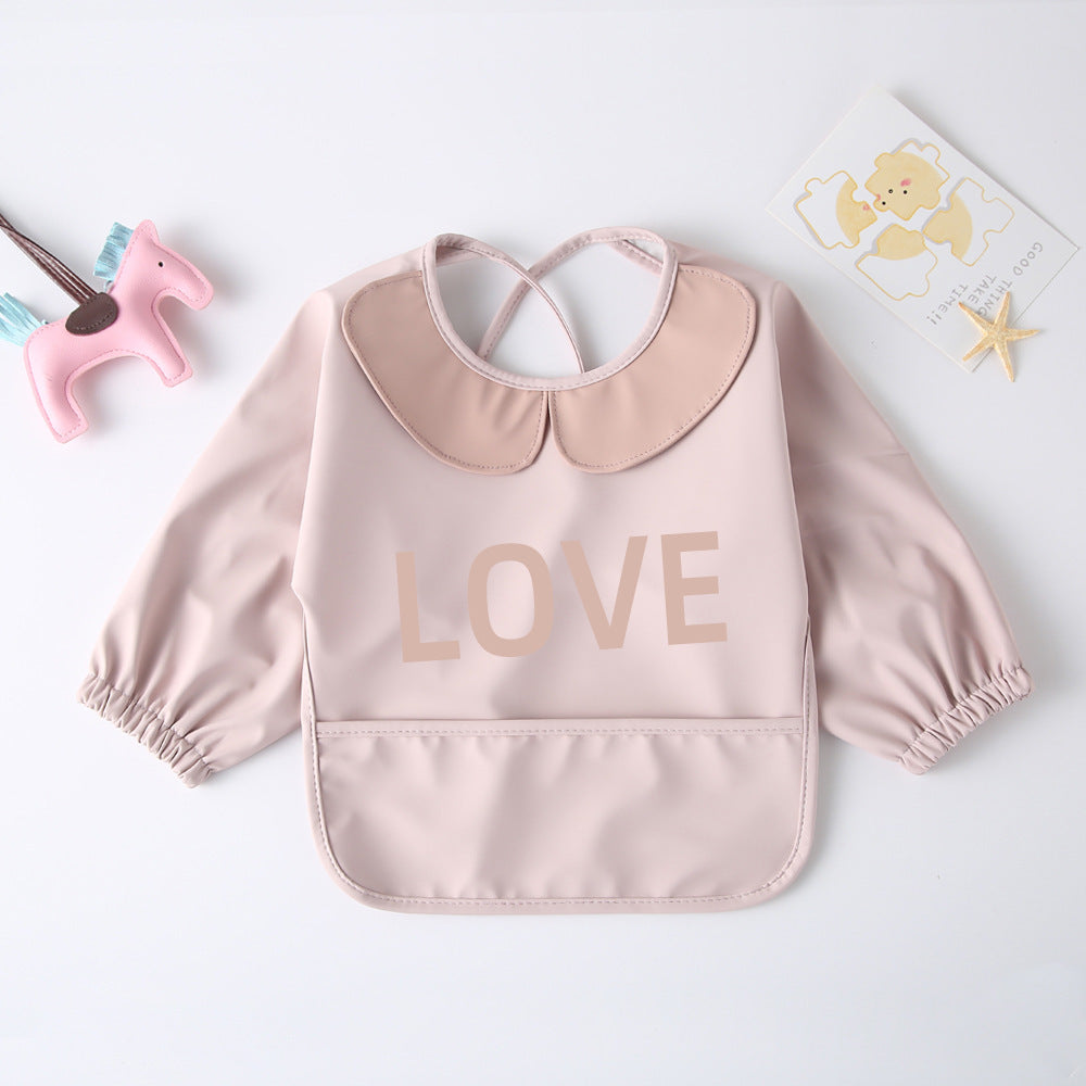 Bavoir imperméable à manches longues pour bébé Ayliha-store